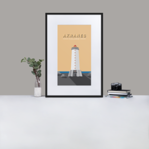 Akranes lighthouse in Iceland