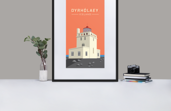 Dyrholaey lighthouse in Iceland